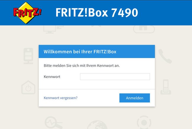 Hier meldet ihr euch an der Fritzbox an, um die Einstellungen zu ändern. (Bildquelle: GIGA)