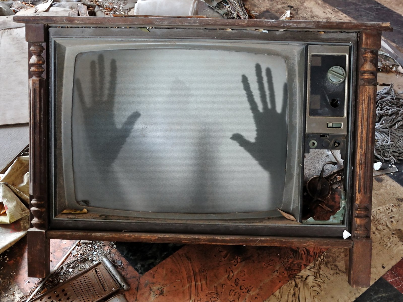 Ящик телевизор фото. Страшный телевизор. Советские телевизоры сломанные. Старый страшный телевизор.