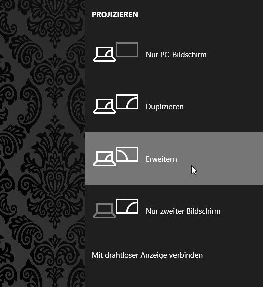 Windows 10: in den Anzeigeeinstellungen könnt ihr den zweiten Bildschirm konfigurieren. Bildquelle: GIGA