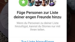 Instagram: Enge Freunde – das kann die Liste