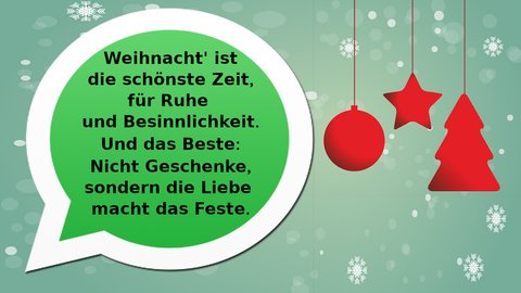 Die 24 Schonsten Weihnachts Spruche Fur Whatsapp Facebook Sms