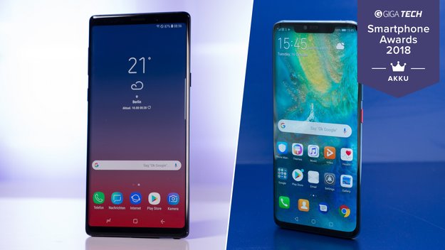 GIGA-Smartphone-Awards 2018: Das sind die Handys mit der besten Akkulaufzeit