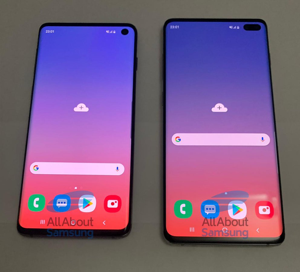 Samsung Galaxy S10 und S10 Plus im Größenvergleich: Hochauflösende Bilder geleakt – GIGA