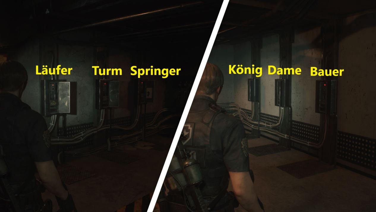 Resident Evil 2 SchachfigurenRätsellösung für A und BStory