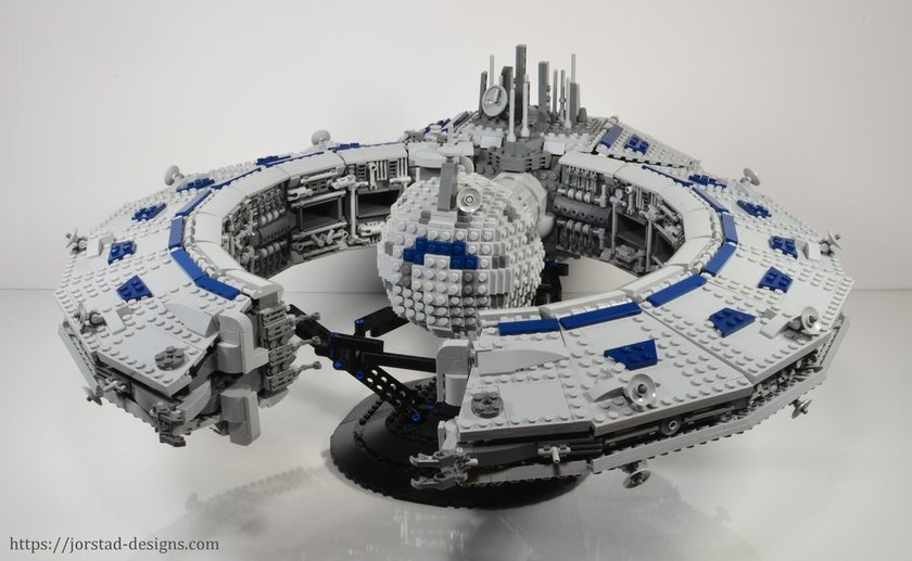 LEGO MOC Lucrehulk Schlachtschiff Star Wars