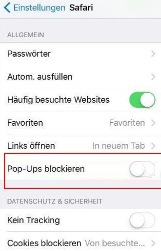 google chrome pop up blocker deaktivieren