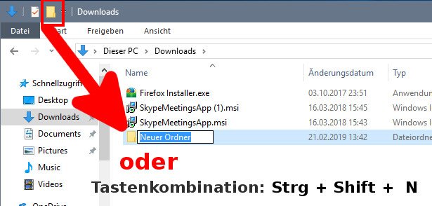 Neuen Ordner Erstellen So Geht S