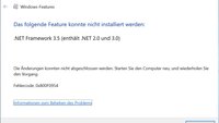 Lösung: 0x800f0954-Fehler bei Installation von .NET Framework 3.5