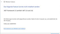 Lösung: 0x800f0954-Fehler bei Installation von .NET Framework 3.5