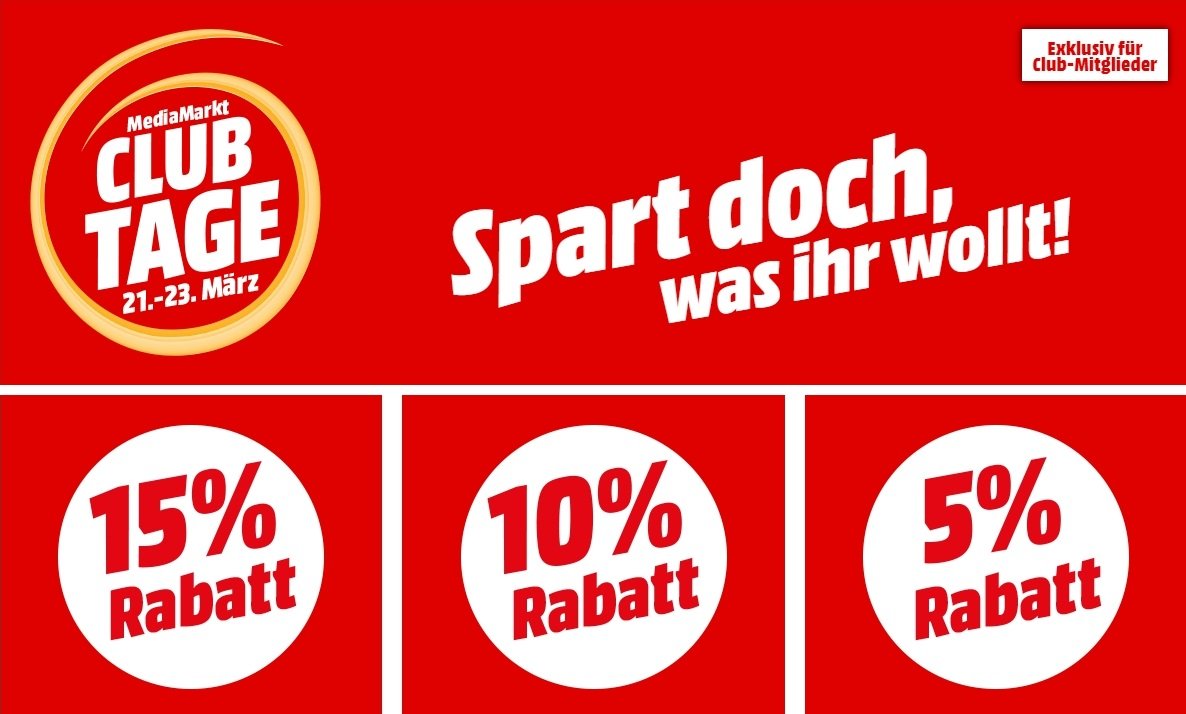 Mediamarkt Club Tage Im Preis Check Die Besten Deals Im Uberblick