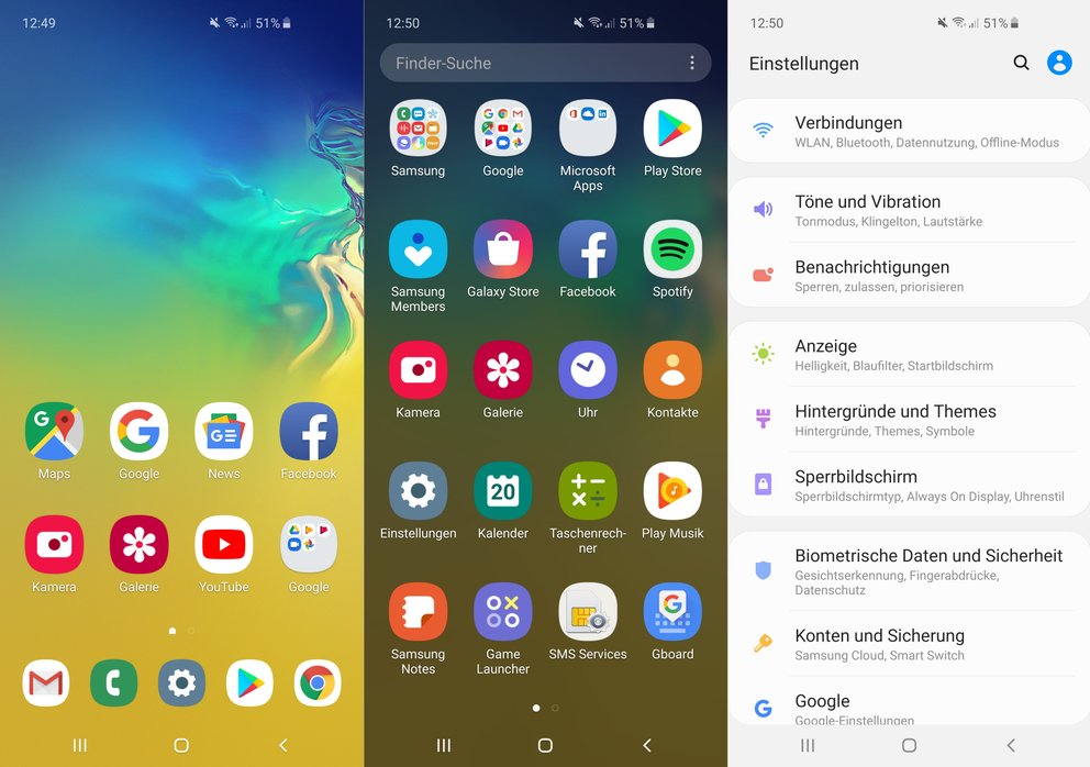 Samsung Galaxy S10 Test