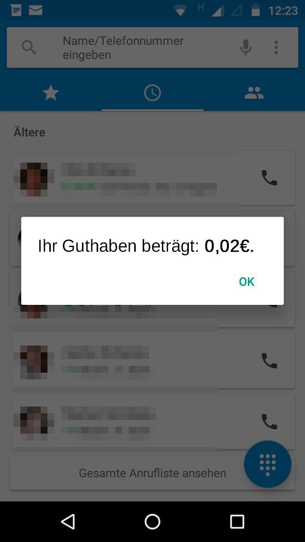 Und plötzlich war das Prepaid-Guthaben weg. Grund war eine deaktivierte Flatrate. (Bildquelle: GIGA)