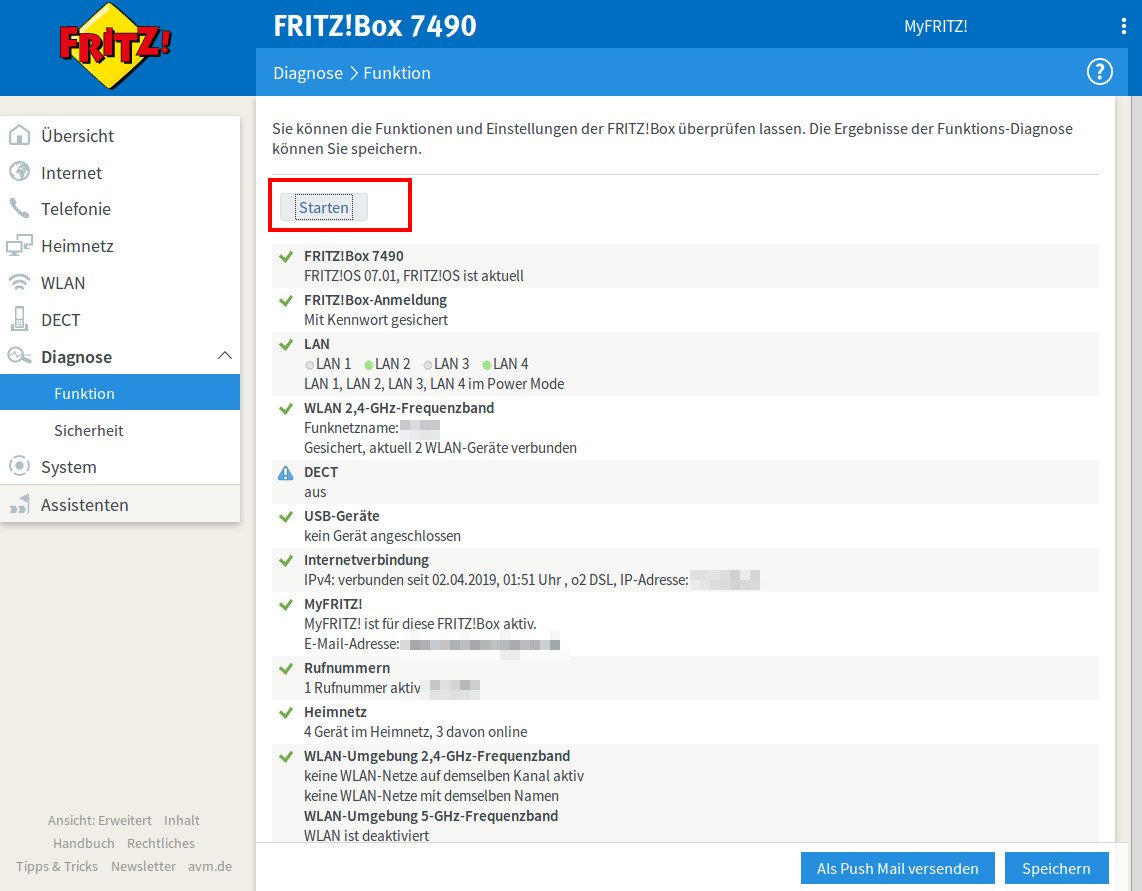 Fritzbox hat kein was tun?