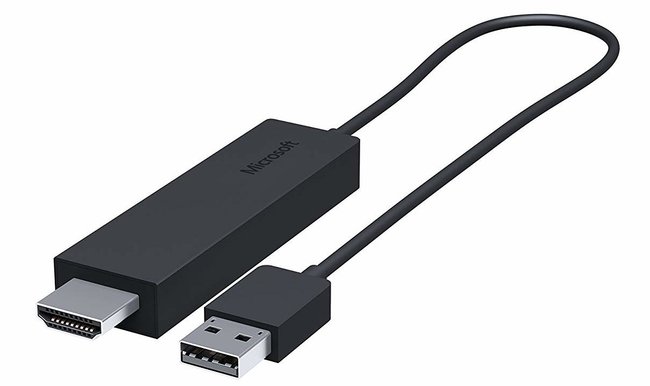 Für eine Miracast-Verbindung in Windows 7 benötigt ihr den „Microsoft Wireless Display Adapter“ Bildquelle: Microsoft