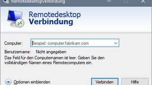 Wie richte ich in Windows einen Remote-Desktop ein?