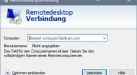 Wie richte ich in Windows einen Remote-Desktop ein?