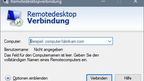 Wie richte ich in Windows einen Remote-Desktop ein?