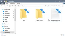 Ordner & Dateien mit blauen Pfeilen – Bedeutung? Wie entfernen?