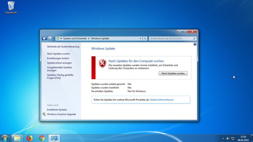 Nach dem Support-Ende von Windows 7 gibt es keine Sicherheits-Updates mehr.