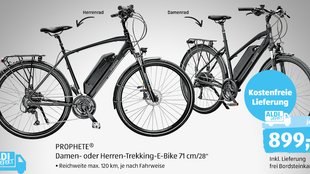 E-Bike ab heute bei Aldi für 899 Euro: Trekking-Pedelec von Prophete im Technik-Check – lohnt sich der Kauf?