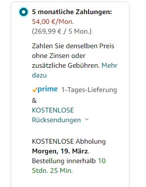 amazon-ratenzahlung