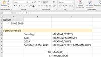 Excel: Datum in Text umwandeln – so geht's