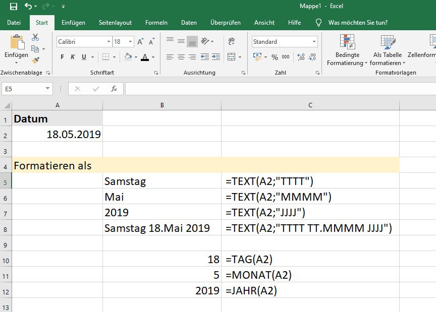 Excel Datum In Text Umwandeln So Geht S