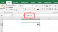 Excel: Dividieren von Zahlen in Zellen – so geht's