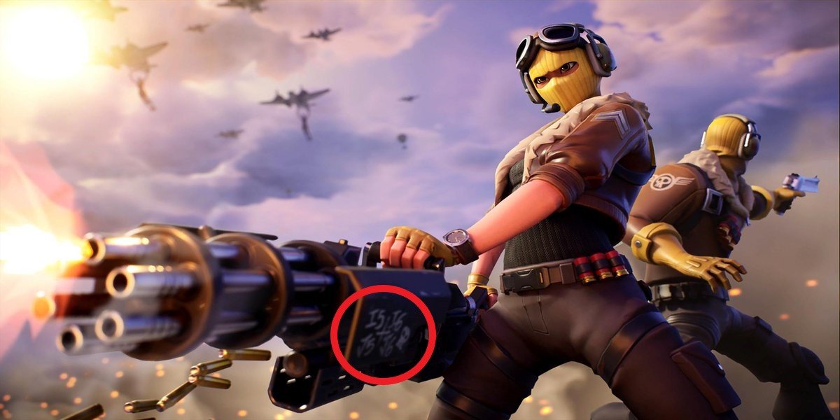 Fortnite Geheimer Stern In Woche 1 Fundort Season 9 - an der minigun sind namlich koordinaten der karte verzeichnet die euch den entscheidenden tipp geben