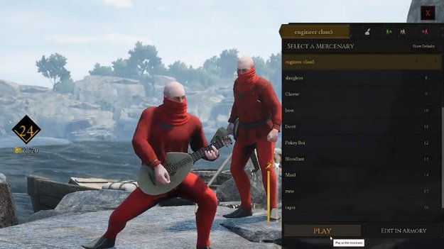 Mordhau-Spieler glitchen in die Charakterauswahl und photobomben andere Spieler