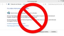 Heimnetzgruppen wurden aus Windows 10 entfernt | Warum? Was tun?