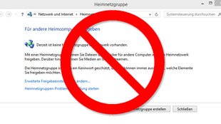 Heimnetzgruppen wurden aus Windows 10 entfernt | Warum? Was tun?