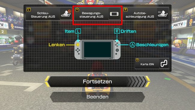 Hier stellt ihr die Bewegungssteuerung der Joy-Cons aus. So konnte ich „meinen Joy-Con-Drift“ beheben. Bild: Robert Schanze / GIGA