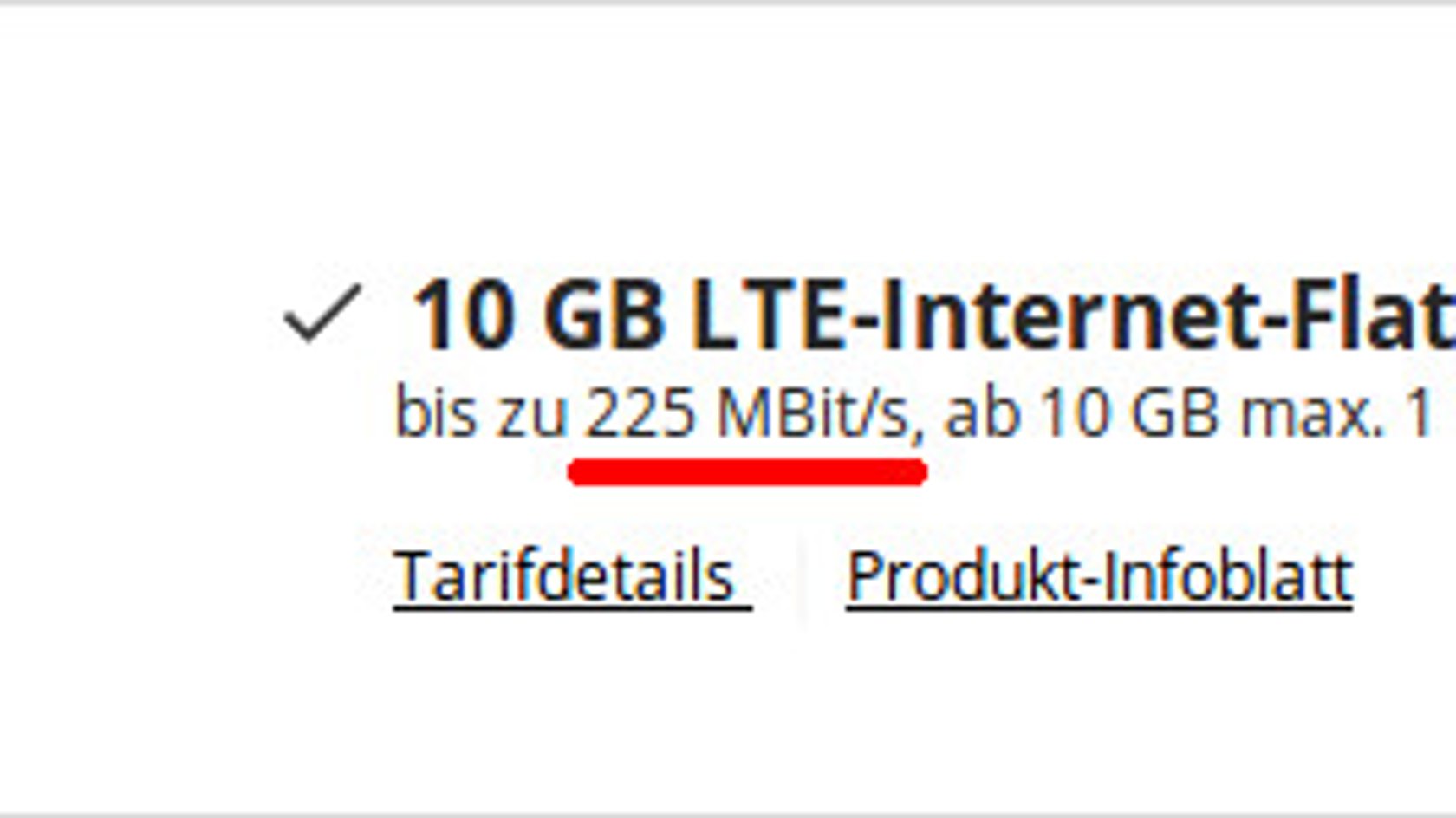 Wie schnell ist das jetzt eigentlich? Quelle: Sparhandy.de