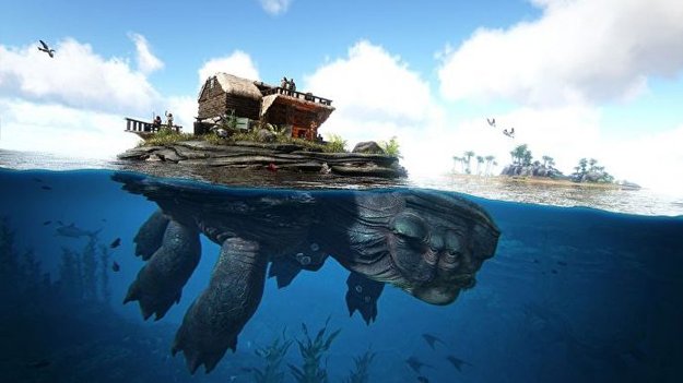 ARK: Genesis lässt euch Häuser auf Riesenschildkröten bauen