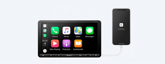 So groß wie ein iPad: Sony stellt gigantisches CarPlay-System vor