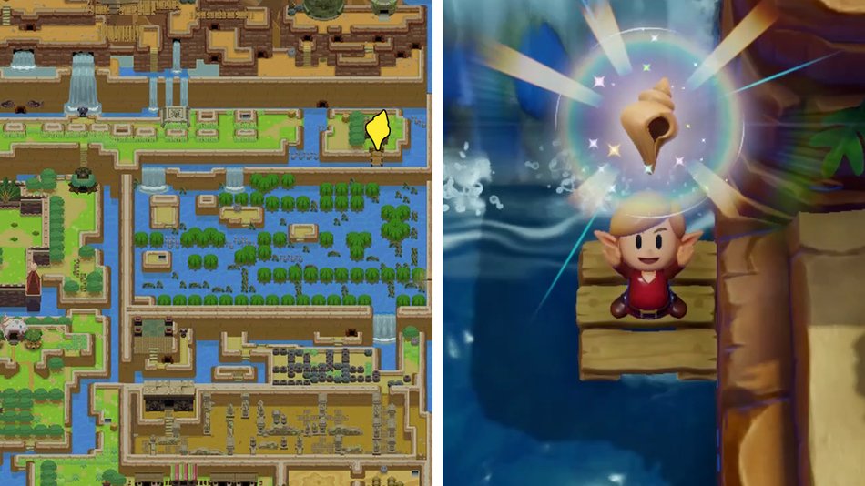 Zelda Link's Awakening Alle Zaubermuscheln Fundorte