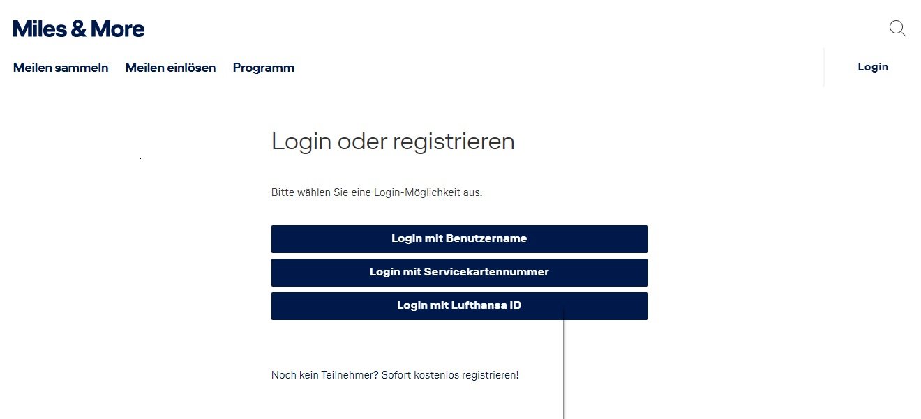 miles and more login travel id