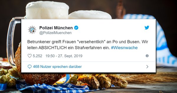 Oktoberfest 2019 So Twittert Die Polizei Munchen Von Den Wiesn