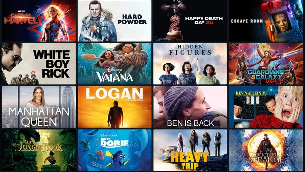 Amazon Freitagskino: Über 300 Filme für je 99 Cent leihen – Captain Marvel, Vaiana, Hard Powder & weitere