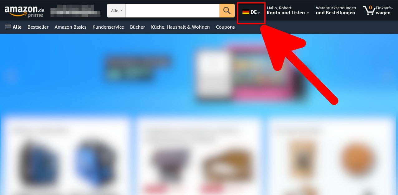 Amazon auf Deutsch umstellen so ändert ihr die Sprache