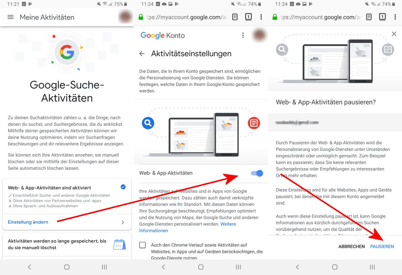 Wird Der Google Suchverlauf Im Wlan Router Gespeichert Google: Suchverlauf deaktivieren im Browser und Handy