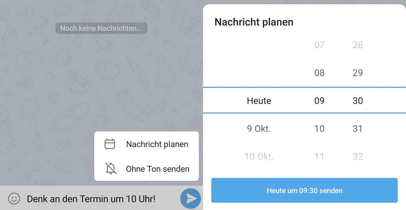 Telegram Nachrichten planen und zur festen Zeit abschicken so geht’s