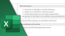 Excel – wie aktiviere ich Makros?