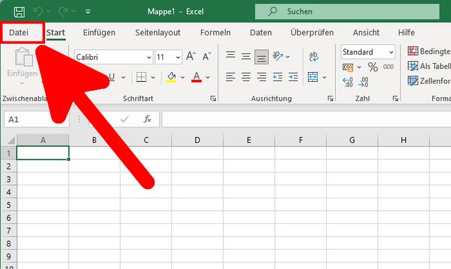Erster Schritt, um Excel-Makros zu aktivieren. Bild: GIGA