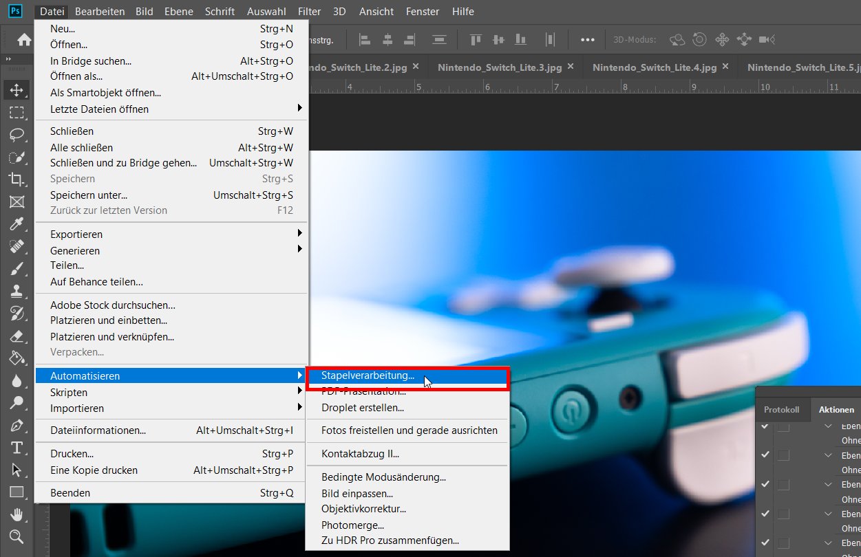 Photoshop Stapelverarbeitung Nutzen Zum Zeit Sparen So Wird S Gemacht