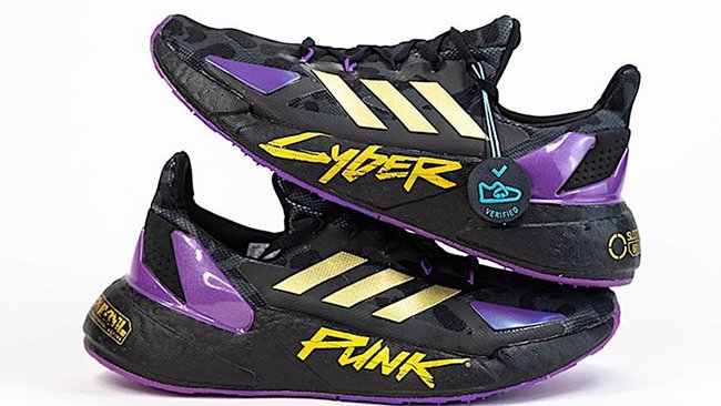 Cyberpunk-2077-Schuhe von Adidas. (Quelle: Solebyik auf Instagram)