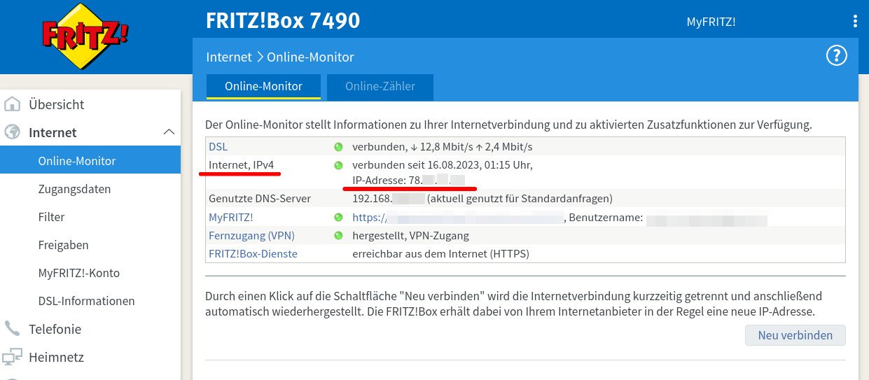 Fritzbox IPAdresse herausfinden & ändern