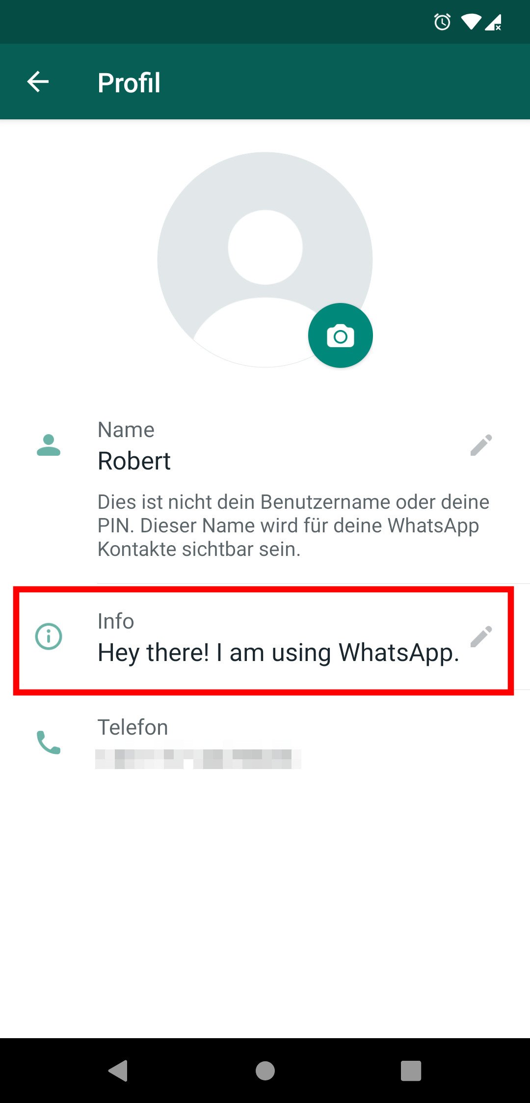 Ändern whatsapp android status GioWhatsApp 8.50
