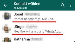 WhatsApp: Status ändern – so geht's